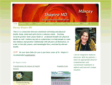 Tablet Screenshot of marceyshapiromd.com